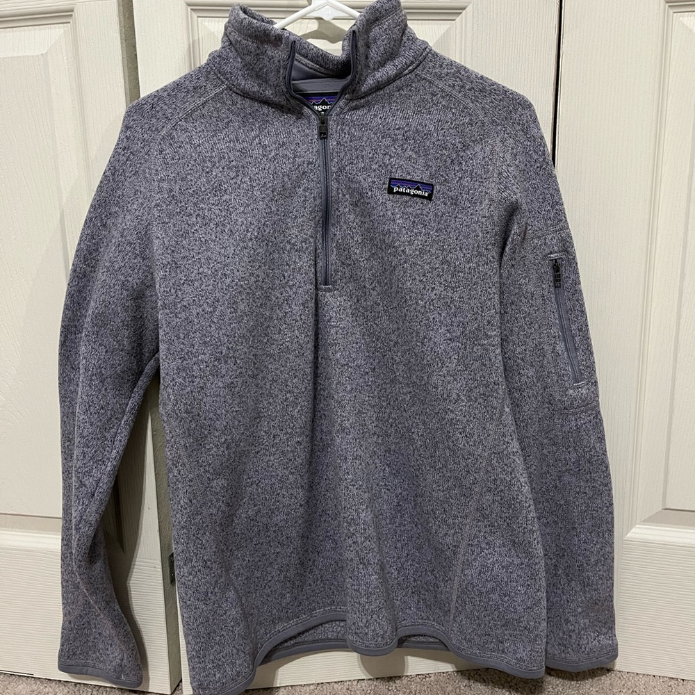 Purple patagonia 1/4 zip